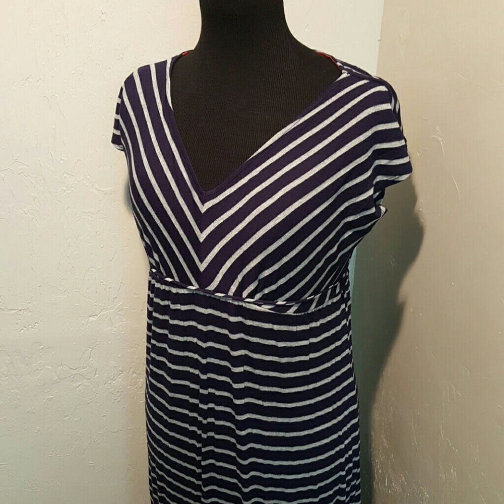 Striped Maternity Dress